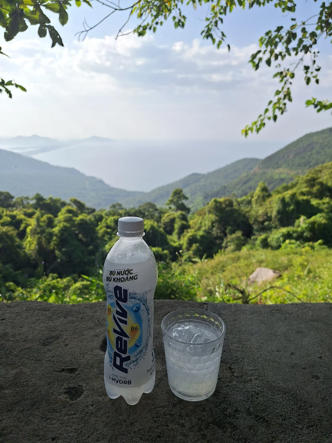 A Corner of Hai Van Pass · Pausing on the mountain ridge to gaze out over the boundless azure sea